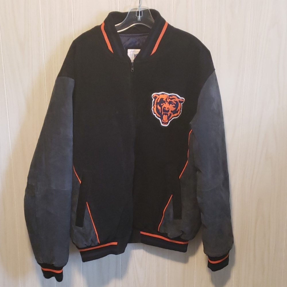 Chicago Bears G-III Men's XL Suede Leather Jacket